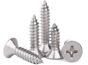 Tornillo roscalata plana phillips #8 4.1MM 3/4" fina zinc-n