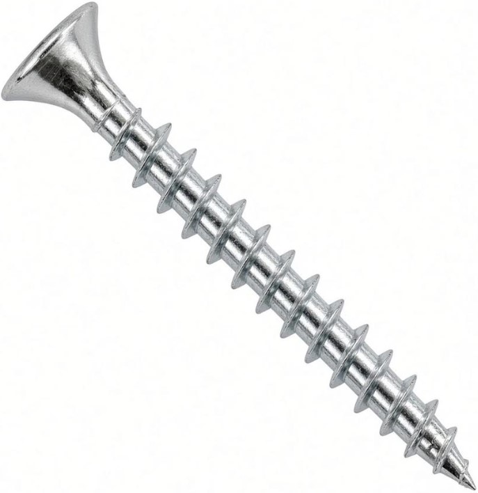 Tornillo volcanita frs #6-18 3.4MM 2" fina zinc