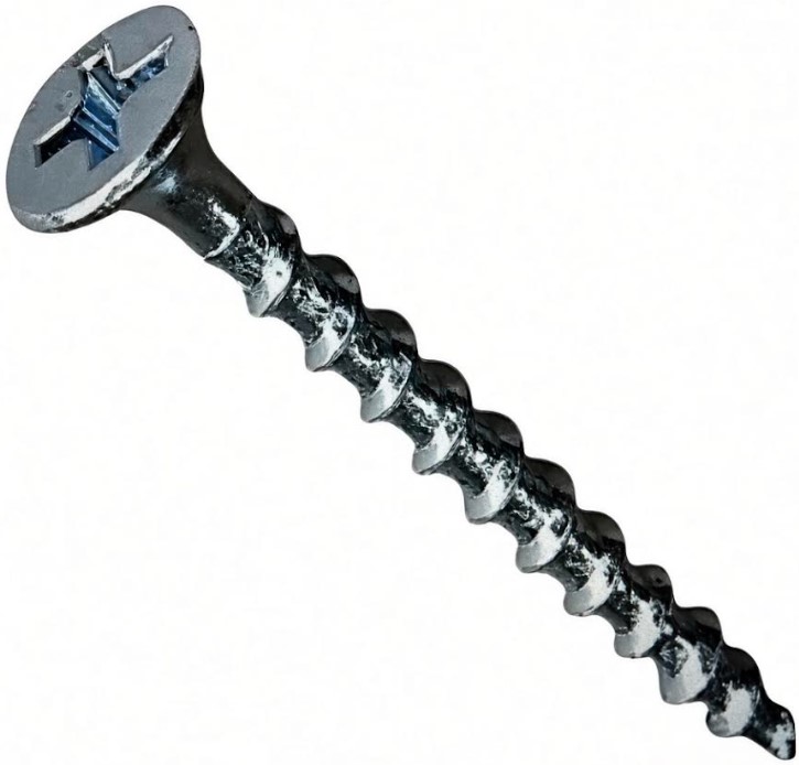 Tornillo volcanita frs #6-18 3.4MM 1.1/4" fina zinc
